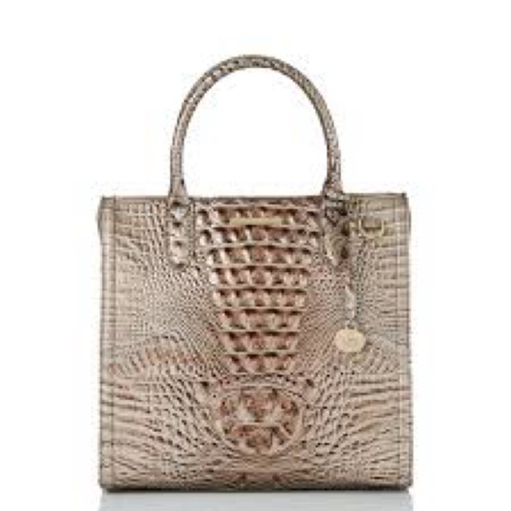 Elegant Crocodile Embossed Tote Bag